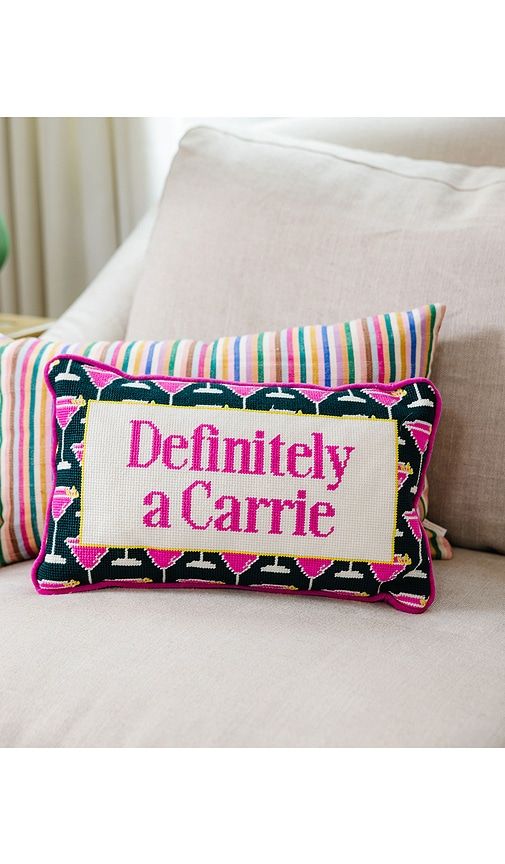 Carrie Needlepoint Pillow in - Furbish Studio - Modalova
