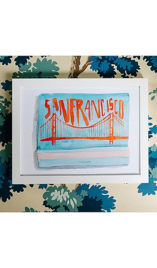 X7 San Francisco Print in Blue - Furbish Studio - Modalova