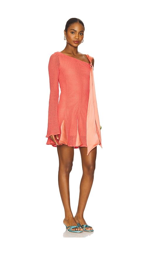 Julia Dress in Coral. - size M (also in S) - Fait Par Foutch - Modalova