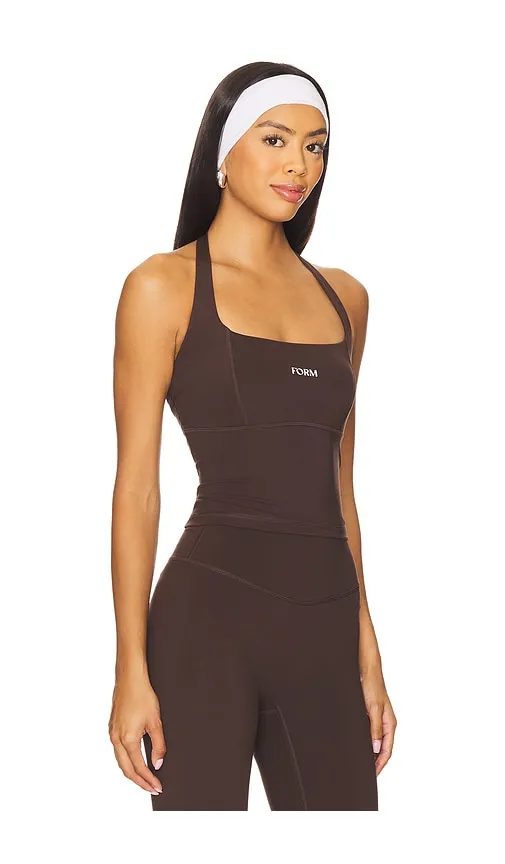 Halter Tank Top in Brown. - size S (also in XL, XS) - FORM - Modalova