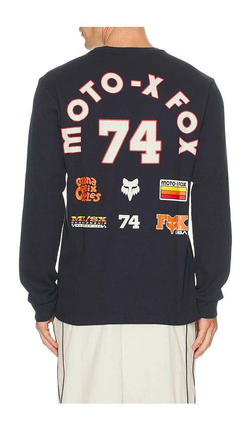 Circa 74 Thermal Long Sleeve Tee in Black. - size S (also in XL/1X) - Fox Racing - Modalova