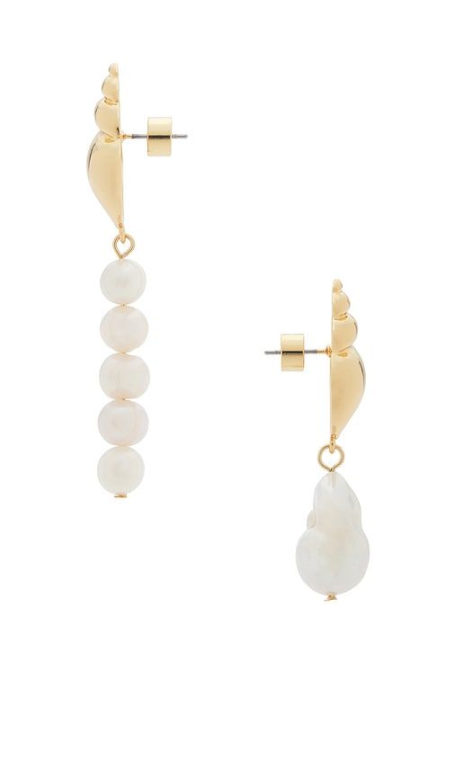 X For Love & Lemons Nantucket Earrings in Metallic - Frasier Sterling - Modalova