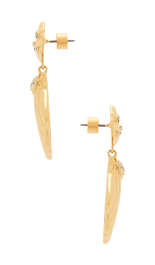 Catalina Earrings in Metallic - Frasier Sterling - Modalova