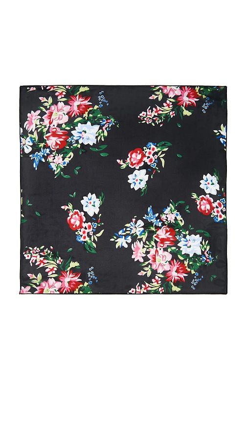 Josie Chiffon Head Scarf in Black - Frankies Bikinis - Modalova