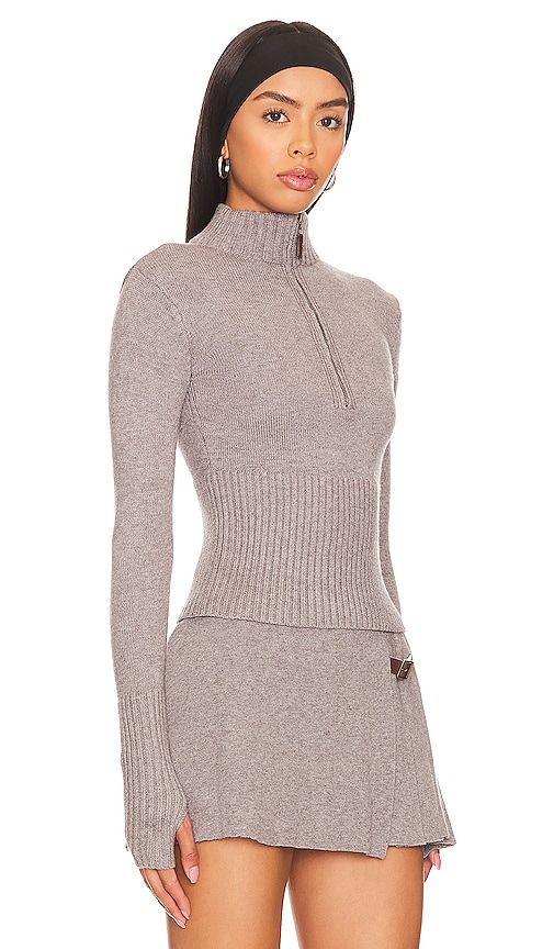 Maverick Cloud Knit Sweater in Grey. - size S (also in XS) - Frankies Bikinis - Modalova