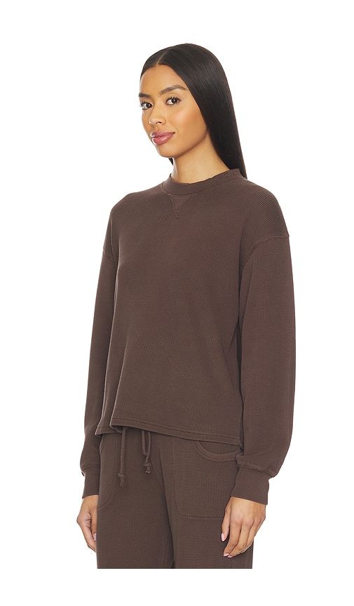 Noah Thermal Shirt in Brown. - size S (also in XS) - Frankies Bikinis - Modalova