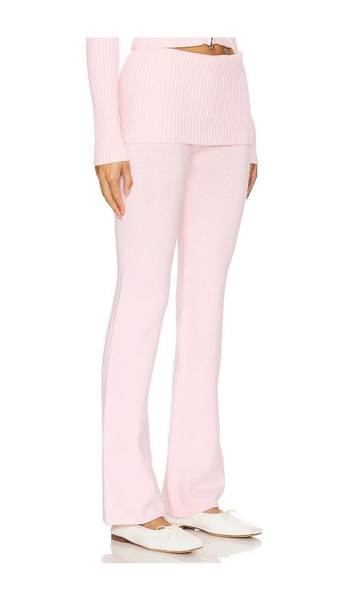 Aimee Cloud Knit Pant in Pink. - size S (also in XS) - Frankies Bikinis - Modalova