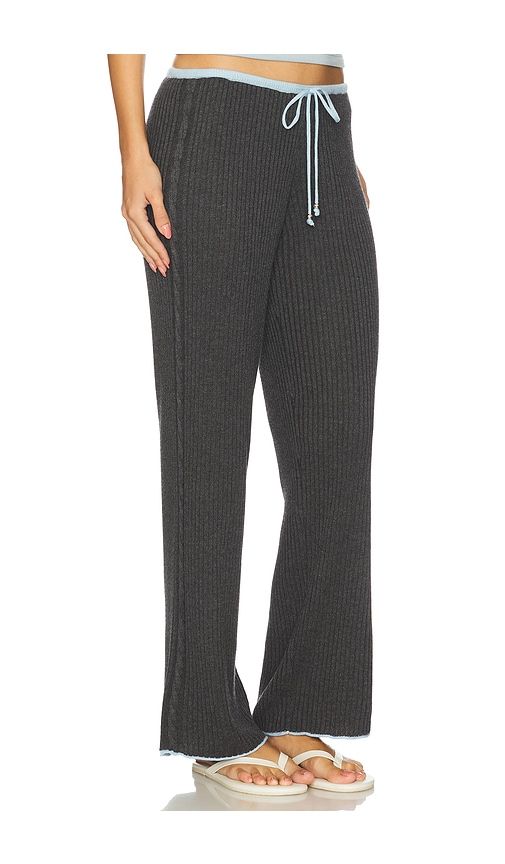 Lochlin Knit Pant in Grey. - size M (also in S) - Frankies Bikinis - Modalova