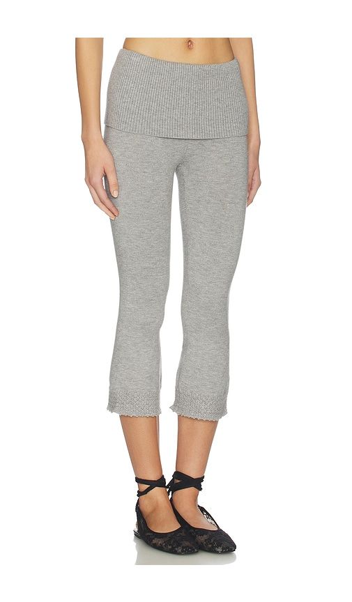 Milo Cloud Knit Capri in Grey. - size M (also in S, XS) - Frankies Bikinis - Modalova