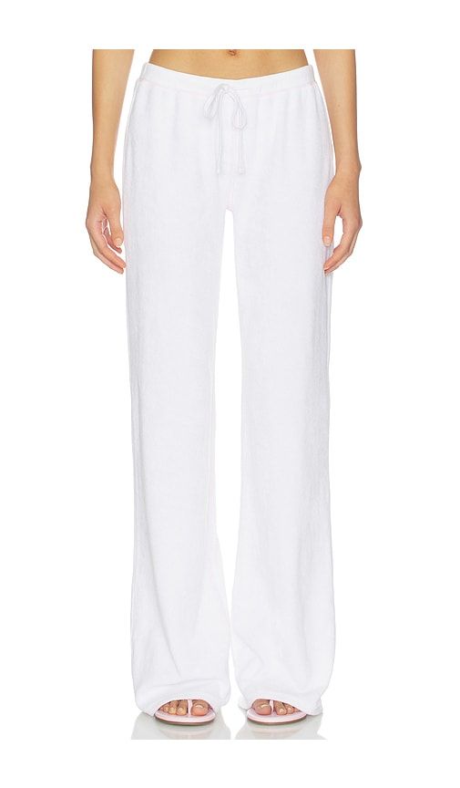 X Devon Lee Carlson Robertson Terry Pant in White. - size S (also in XXS, XS, M) - Frankies Bikinis - Modalova