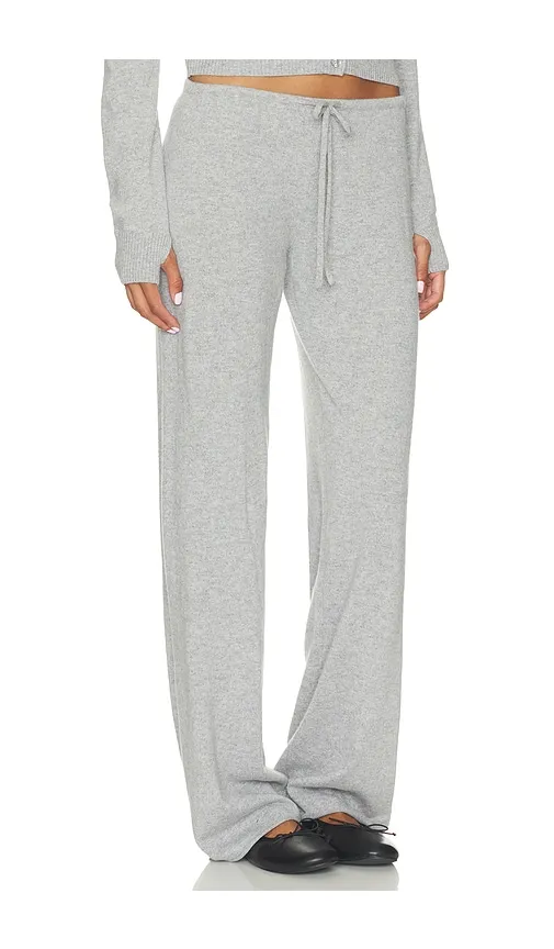 Jude Cashmere Pant in Grey. - size L (also in M, S, XS, XXS) - Frankies Bikinis - Modalova