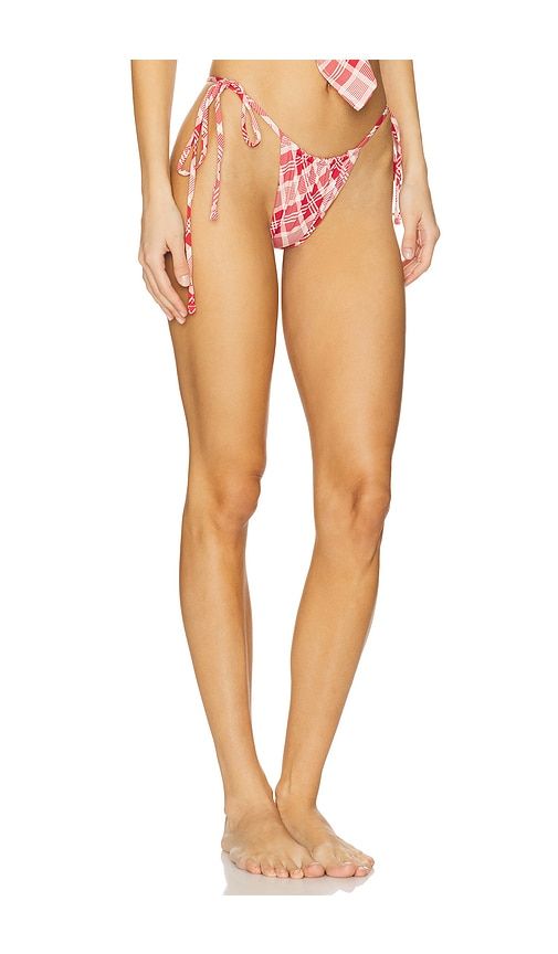 X Bella Hadid Tia Bikini Bottom in Red. - size L (also in XL) - Frankies Bikinis - Modalova