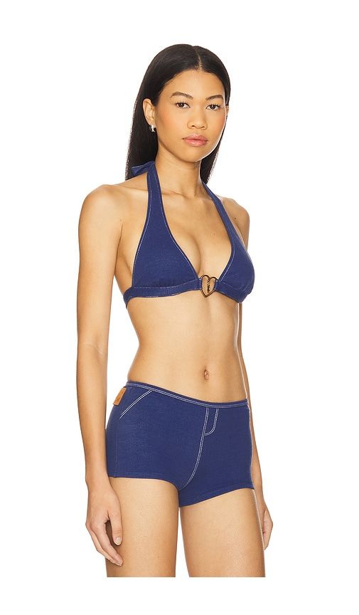 X Bella Hadid Frank Bikini Top in Blue. - size M (also in S) - Frankies Bikinis - Modalova