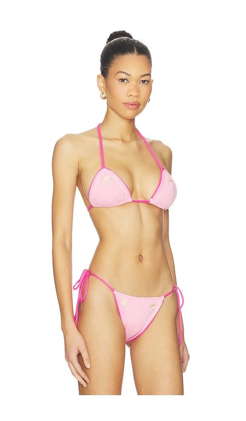 Tide Knit Top in Pink. - size S (also in M, L) - Frankies Bikinis - Modalova