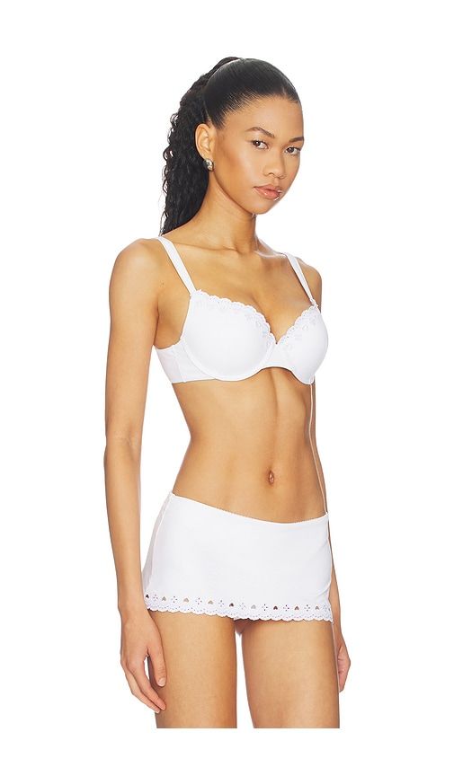 X Paige Lorenze Cherish Bikini Top in White. - size L (also in M) - Frankies Bikinis - Modalova