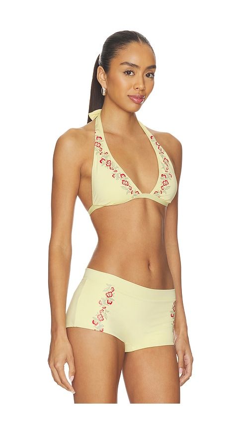 Frank Bikini Top in Yellow. - size M (also in S, XS) - Frankies Bikinis - Modalova