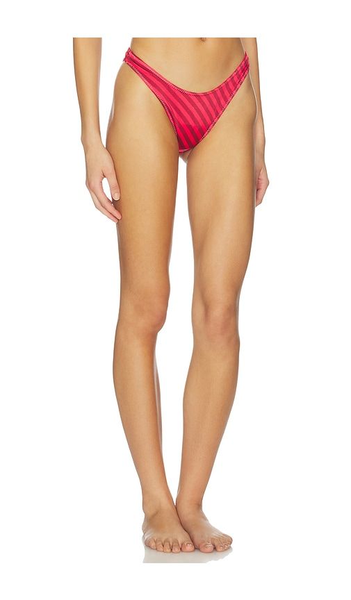 X Jennie Dove Satin Bottom in Red. - size S (also in M) - Frankies Bikinis - Modalova