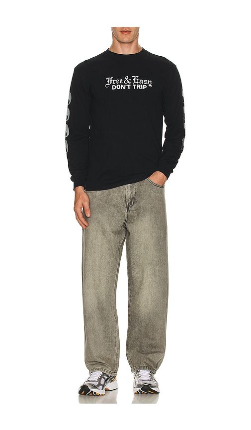 On Hood Long Sleeve Tee in . Taglia L. Also in S, XL/1X - Free & Easy - Modalova