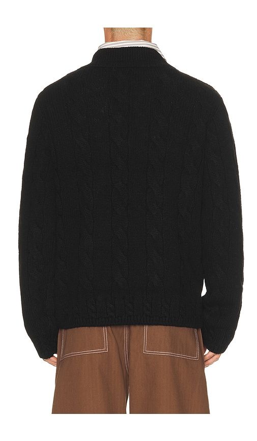 Canvas Cable V-Neck Jumper in . - size L (also in M, S, XL/1X) - Fred Perry - Modalova