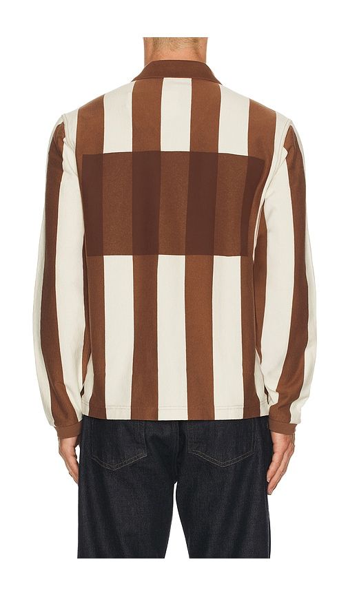 X Craig Green Heavy Weight Long Sleeve Polo Shirt in Brown. - size M (also in S, XL/1X) - Fred Perry - Modalova