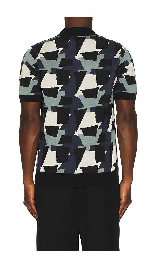 Fragment Jacquard Knit Polo Shirt in . - size L (also in M, S) - Fred Perry - Modalova