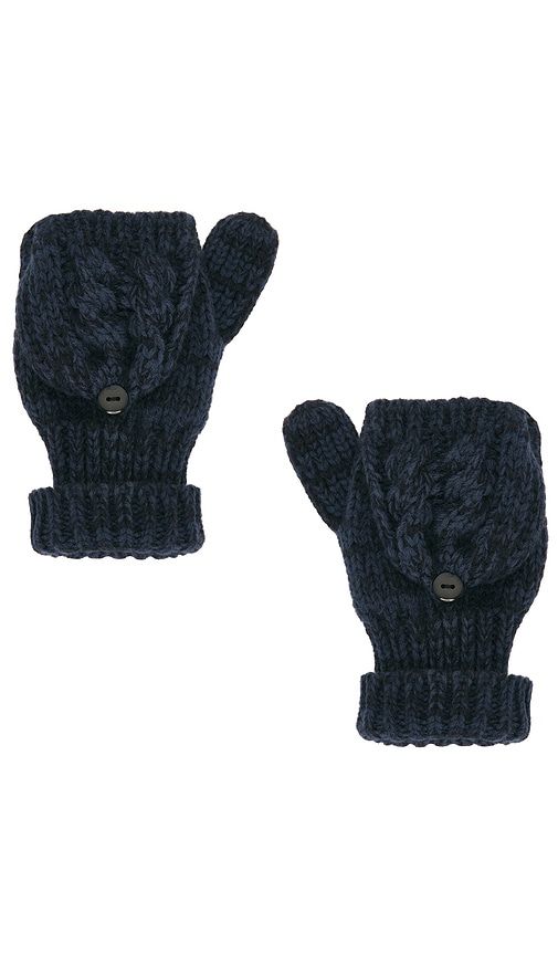 Marl It Pop Top Gloves in Navy - Free People - Modalova