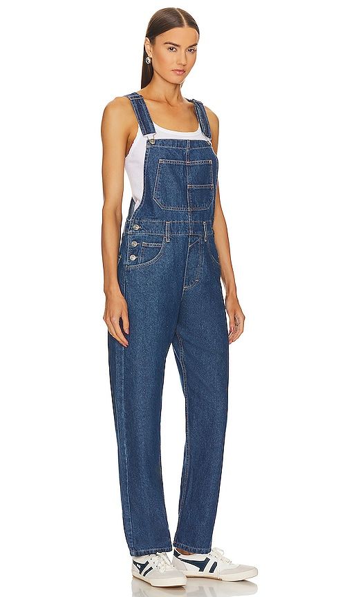 X We The Free Ziggy Denim Overall in Denim-Medium. - size L (also in S, XL) - Free People - Modalova