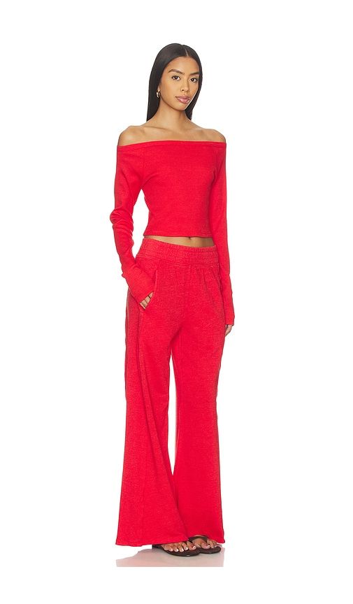 X FP Movement Go To Long Sleeve Set in Red. - size M (also in S, XL, XS) - Free People - Modalova