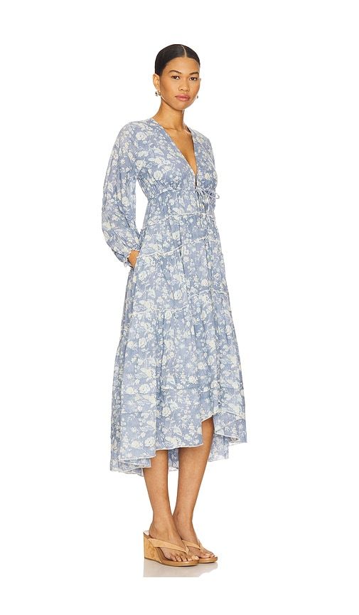 Pappiet Midi Dress in Blue. - size S (also in XS) - Free People - Modalova