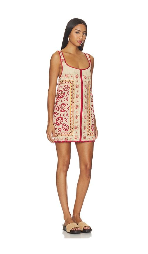 Fleur Mini Shift Dress in Multi. - size M (also in S) - Free People - Modalova