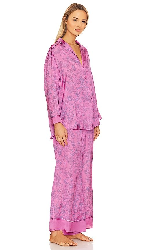 Dreamy Days Pajama Set in Purple. - size S (also in XS) - Free People - Modalova
