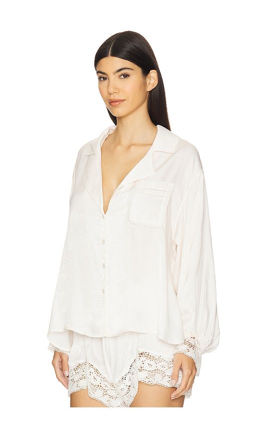 X Intimately FP Midnight Muse Sleep Shirt In in Ivory. - size M (also in S) - Free People - Modalova