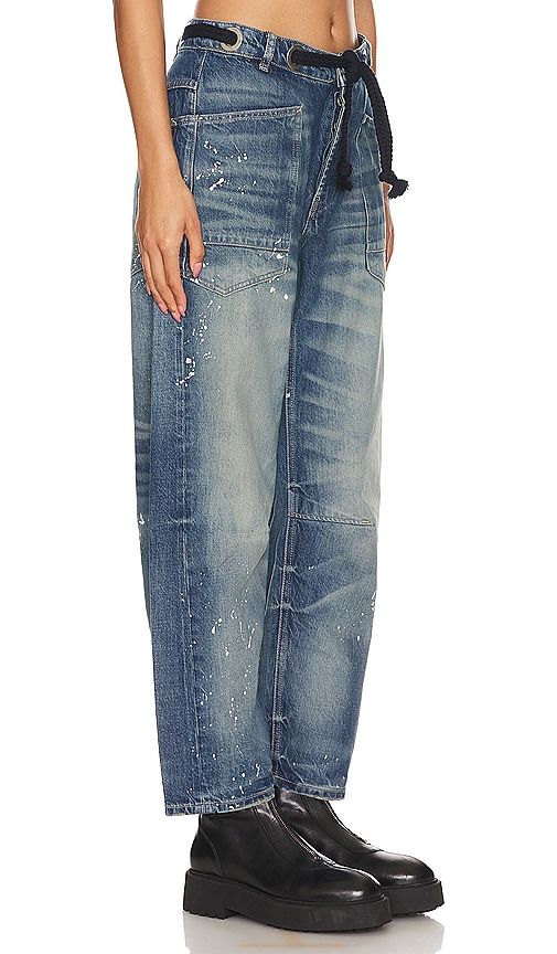 X We The Free Moxie Low Slung Pull Jeans in Blue. - size 26 (also in 27, 28, 29, 31) - Free People - Modalova