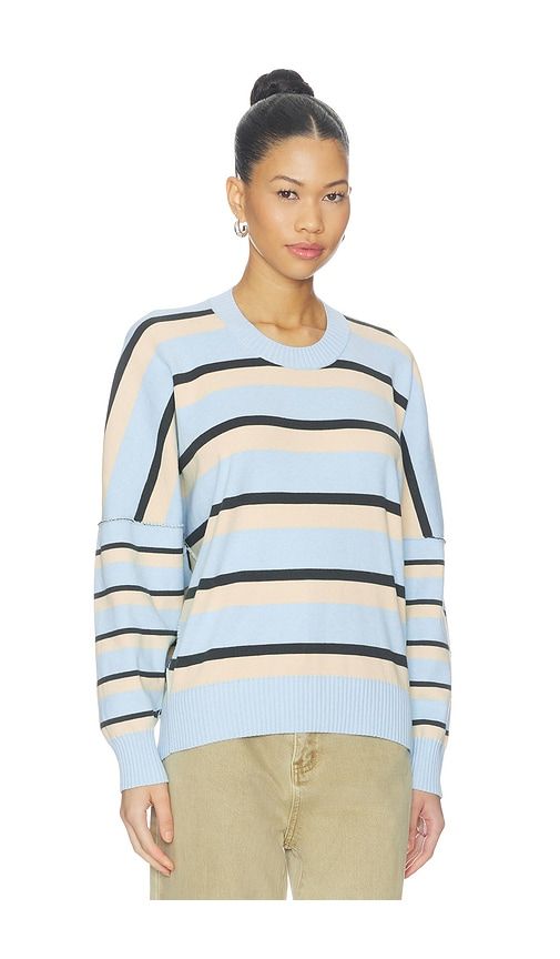 Stripe Muse Pullover in Multi. - size L (also in M, S, XS) - Free People - Modalova