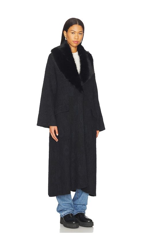 Twiced Love Coatigan in Black. - size L (also in S) - Free People - Modalova