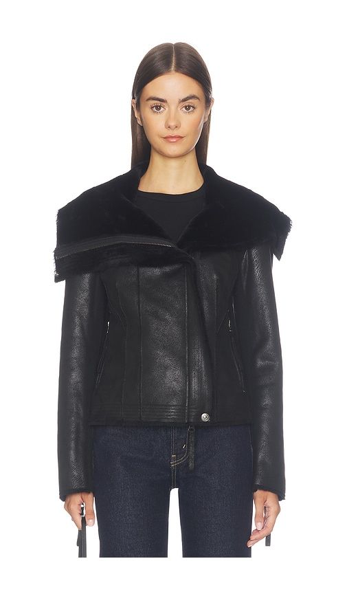 X We The Free Fourline Shearling Aviator Jacket in . - size L (also in M, S, XS) - Free People - Modalova