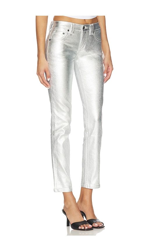 X We The Free Oracle Metallic Pant In in Metallic Silver. - size 25 (also in 26, 27, 28, 29) - Free People - Modalova