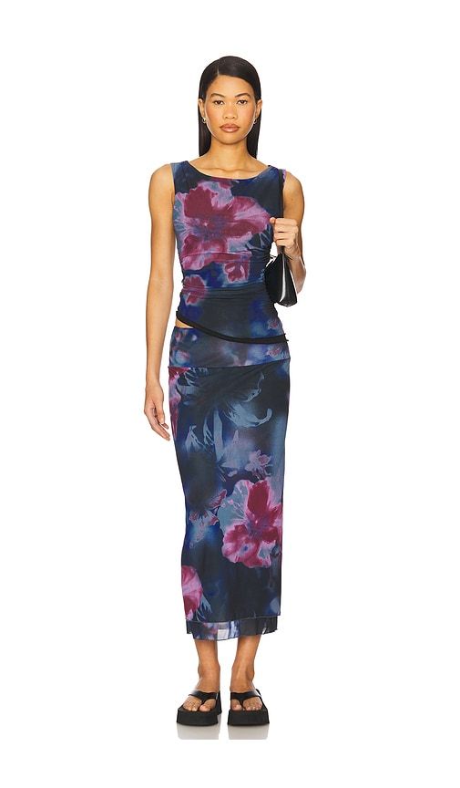 Sunset Mesh Maxi Skirt in . Size L. Also in S, XL, XS - Free People - Modalova