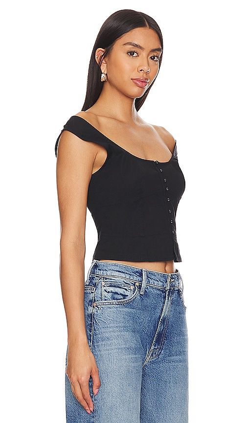 Sally Solid Corset Top In in . - size L (also in M, S) - Free People - Modalova