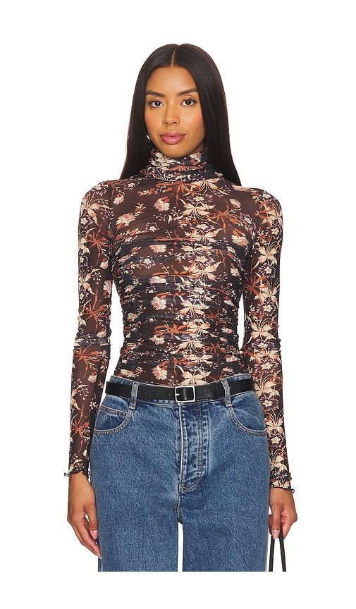 X Intimately FP Under It All Printed Bodysuit in Brown. - size S (also in XS) - Free People - Modalova