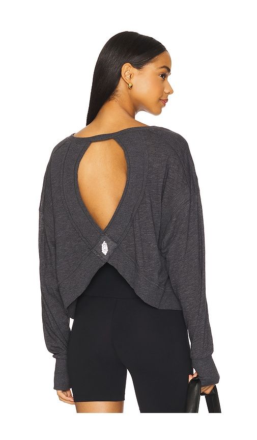 X FP Movement My Time Layer Top in Charcoal. - size L (also in M, S, XL, XS) - Free People - Modalova