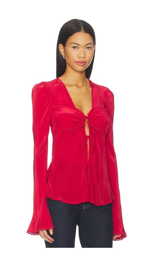 Bali Ariel Top in Red. - size S (also in XS) - Free People - Modalova