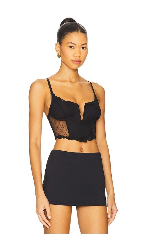 X REVOLVE Hearts Collide Cami in Black. - size L (also in XL) - Free People - Modalova