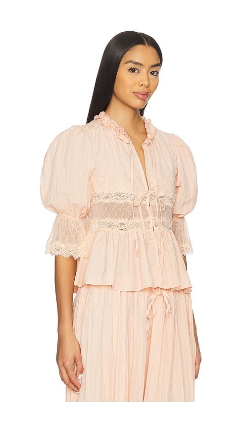 X Intimately Forever Young Bed Jacket in Peach. - size L (also in M, XL) - Free People - Modalova