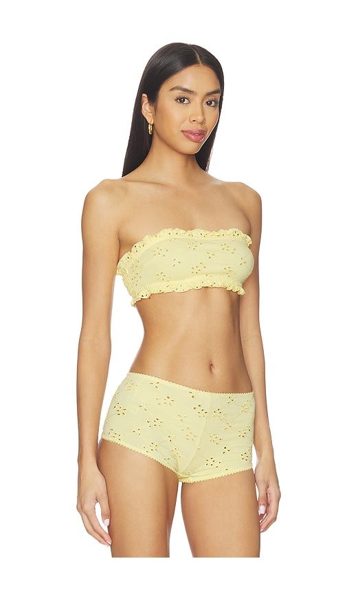 X REVOLVE Full Bloom Bandeau in Lemon. - size M (also in L, XL, S, XS) - Free People - Modalova