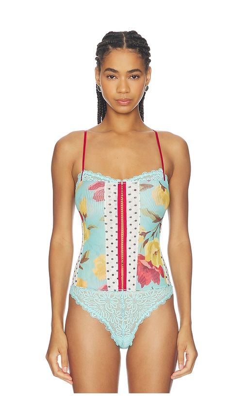 X REVOLVE Here And There Bodysuit in Multi. - size L (also in M, S, XL, XS) - Free People - Modalova