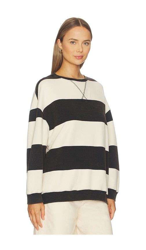 Classic Stripe Crew Wide in Black,Beige. - size L (also in M, S, XS) - Free People - Modalova