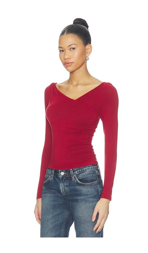 Thats A Wrap Layering Top in Red. - size L (also in M, S, XS) - Free People - Modalova