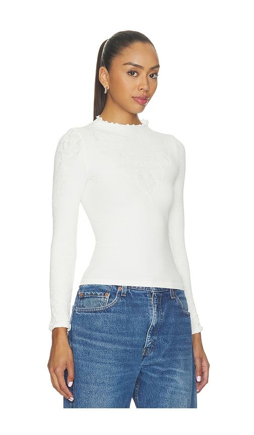 Mixed Feelings Mock Neck Tee in . - size M/L (also in XS/S) - Free People - Modalova