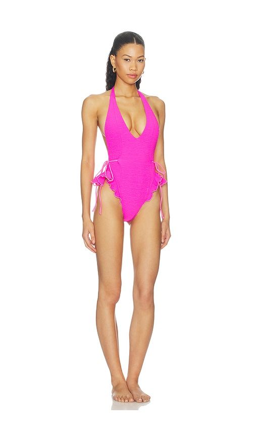 Lyra Solid One Piece in Pink. - size M (also in XS) - Free People - Modalova